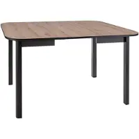 Feldmann-Wohnen Esstisch Dante Küchentisch Farbe und Größe wählbar ausziehbarEiche Artisan / schwarz