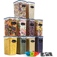 YASHE Vorratsbehälter YH151118PP, 10 x 1,5 L, luftdicht