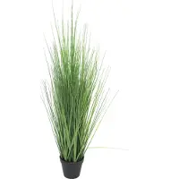 Nova Nature Kunstgras "Gras Festuca", grün, B:30cm H:86cm T:30cm Ø:30cm, Kunststoff, Kunstpflanzen, Kunstgras