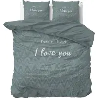 Royal Textile Sleeptime I Love Bed Grün 200 x 200/220 cm