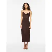 Vila Trägerkleid "VIRAVENNA STRAP ANKLE DRESS - NOOS" Kunstfaser, regular fit