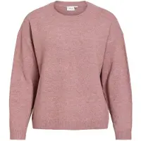 Vila Viliga Rundhals Strickpullover