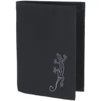 OXMOX Geldbörse New Cryptan RFID Protect Kombibörse Lizard Print Grey Black schwarz