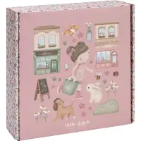 Little Dutch Bastelset/Kreativitätsbox XL - für Mädchen ab 3 Jahren - Kreativ Basteln Aufkleber Sticker - Rosa's Creative Box - Rosa & Friends
