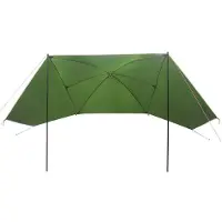 vidaXL Autozelt Grün 308 x 215 x 220 cm Polyester und Stahl