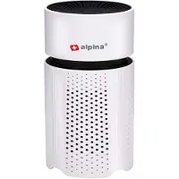 Alpina Mini-Luftreiniger mit HEPA-Filter H13 - Luftreiniger mit Ionisator für Räume 6m2 - Luftreiniger mit USB für Innen und Außen - Luftreiniger 1.5W - Weiß