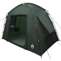 vidaXL Hütten-Zelt 3 Personen Olivegrün Polyester