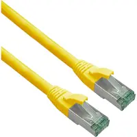 Helos 363713, 1 m, Cat7, S/FTP (S-STP), RJ-45, RJ-45, Gelb