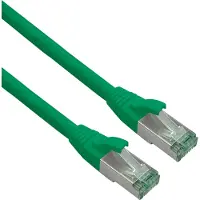 Helos 363727, 30 m, Cat7, S/FTP (S-STP), RJ-45, RJ-45, Grün