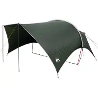 vidaXL Camping Tarp Wasserfest Olivegrün 550 x 400 x 230 cm