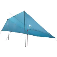 vidaXL Fahrzeugmarkise Blau 500 x 515 x 215 cm Polyester und Stahl