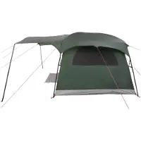 vidaXL Tunnelzelt 6 Personen Olivegrün Polyester und Stahl