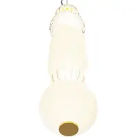 Maytoni Collar LED Pendelleuchte, Hängeleuchte 35W Gold-Farbe Warmweiss