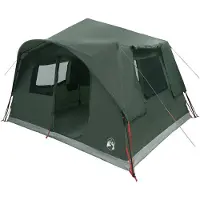 vidaXL Sofort Zelt 8 Personen Olivegrün Polyester und Stahl