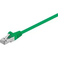 Goobay 12x 68052 CAT 5e Patchkabel, SF/UTP, grün, 50 m - Kupferummantelter Aluminiumleiter (CCA)