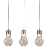 Azzardo Leuchte Otus 3, höhenverstellbar, IP20, nicht dimmbar, 66x173cm, mit 3x G9 Fassung