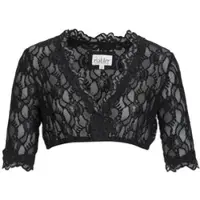 Nübler Dirndlbluse 3/4 Arm Laura in Schwarz | Gr.: 34