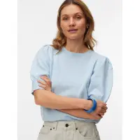 Vero Moda "VMDOFFY 2/4 O-NECK PULLOVER GA NOOS" Materialmix, regular fit