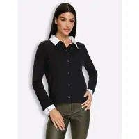 HEINE Strickjacke in schwarz | Gr.: 38