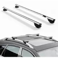 StarTech.com Dachgepäckträger für Auto und SUV - Universal Dachquerträger - Max. Traglast 75 kg - Länge 135 cm - 2 Stück - Aluminium - Für Fahrrad, Reisen, Camping