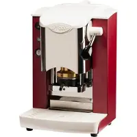Faber Slot Inox ESE Pad Espressomaschine Weinrot Wei