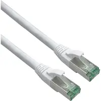 Helos 363751, 15 m, Cat7, S/FTP (S-STP), RJ-45, RJ-45, Weiß