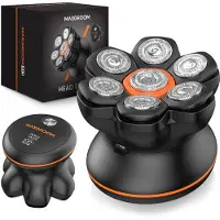 MAXGROOM JK-1688, Folienschaber, Schwarz, Orange, Akku, 90 min, 2,5 h, 460 g
