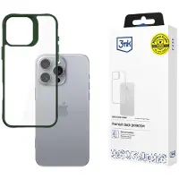 3MK SatinArmor+ Case iPhone 16 Pro Max 6.9" zielony/green Military Grade