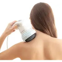 InnovaGoods 5-in-1 Vibrationsmassagegerät mit Infrarot – Gegen Cellulite & für straffere Haut – 5 wechselbare Aufsätze