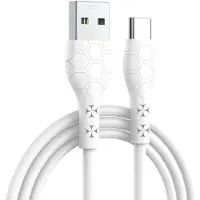 XO Kabel zu Laden und Datenübertragen 1m USB Typ A zu USB Typ C 2,4A Weiß