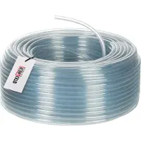 STEIGNER Benzinschlauch Wasserschlauch PVC Schlauch Transparent, Durchmesser: 5-8 mm, Länge: 10 m, SBS-05-10