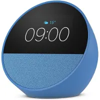 Amazon Echo Spot (2024) – Intelligenter Lautsprecher, Farbe: Ocean Blue