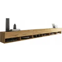 MINIO go for it , TV-Schrank "ANNE", 300cm, Wotan Eiche Farbe