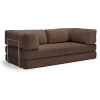 Innovation Living Schlafsofa CozyPad Bezug Cord Kakao braun, Designer Flemming Hojfeldt, 208x77x104 cm
