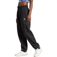 Adidas Sporthose ORIGINALS "ESSENTIALS FRENCH TERRY", Damen, Gr. M, N-Gr, schwarz (schwarz, normal, gr.), Obermaterial: 100% Baumwolle, Hosen Sporthose