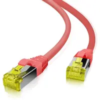 Helos 263773, 20 m, Cat6a, S/FTP (S-STP), RJ-45, RJ-45, Rot