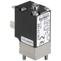 Burkert Magnetventil 20x20 mm SFB Flansch NC Edelstahl PCTFE/FKM -1-10bar/-15-145psi 24VDC 2871 354249