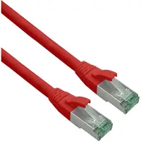 Helos 363764, 15 m, Cat7, S/FTP (S-STP), RJ-45, RJ-45, Rot