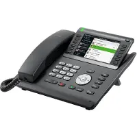 Unify OpenScape CP700X, IP-Telefon, Schwarz, Kabelgebundenes Mobilteil, Tisch/Wand, 1000 Eintragungen, TFT