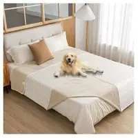 Nikcorp Hundedecke Matte Schützend Wasserdicht Geeignet Zum Waschen Beige 100x120 cm