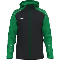 Jako Herren Kapuzenjacke Sonic 6826-827 XL - Schwarz/Grün - XL