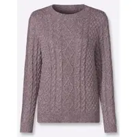Witt Weiden Strickpullover in burgund-meliert | Gr.: 42
