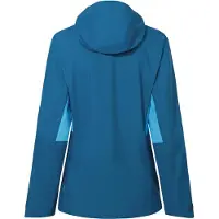Vaude Regenjacke "WOMENS SIMONY 2,5L JACKET V" mit Kapuze mit Kapuze, wasserdicht, winddicht, atmungsaktiv, Regular Fit, Langarm