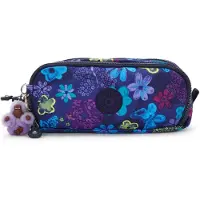 Kipling Gitroy Etui – Stempel mit floralem Motiv in dunklen Farben