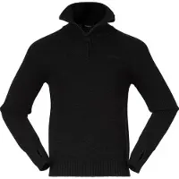 Bergans - Ulriken Jumper - Merinopullover Gr S schwarz