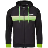 GEWO Hoodie Santiago schwarz/lime XL