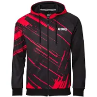 GEWO Hoodie Atani schwarz/rot XL