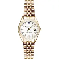 Gant 1100000002199 "Sussex Mini", gold (goldfarben, weiß, goldfarben), Armbanduhren, Damen, 1100000002199, Armbanduhr, Damenuhr, Edelstahlarmband, analog, Tag