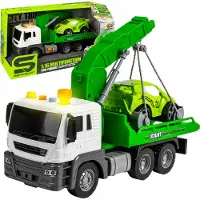 Click4toys Abschleppwagen mit beweglichem Auflieger, Sound und Licht