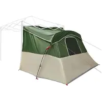 vidaXL Innenzelt mit Dach Grau und Orange 280 x 220 x 176 cm Taft